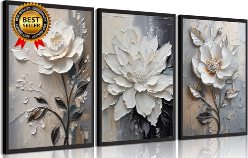 3pcs modern abstract flower - abstract,